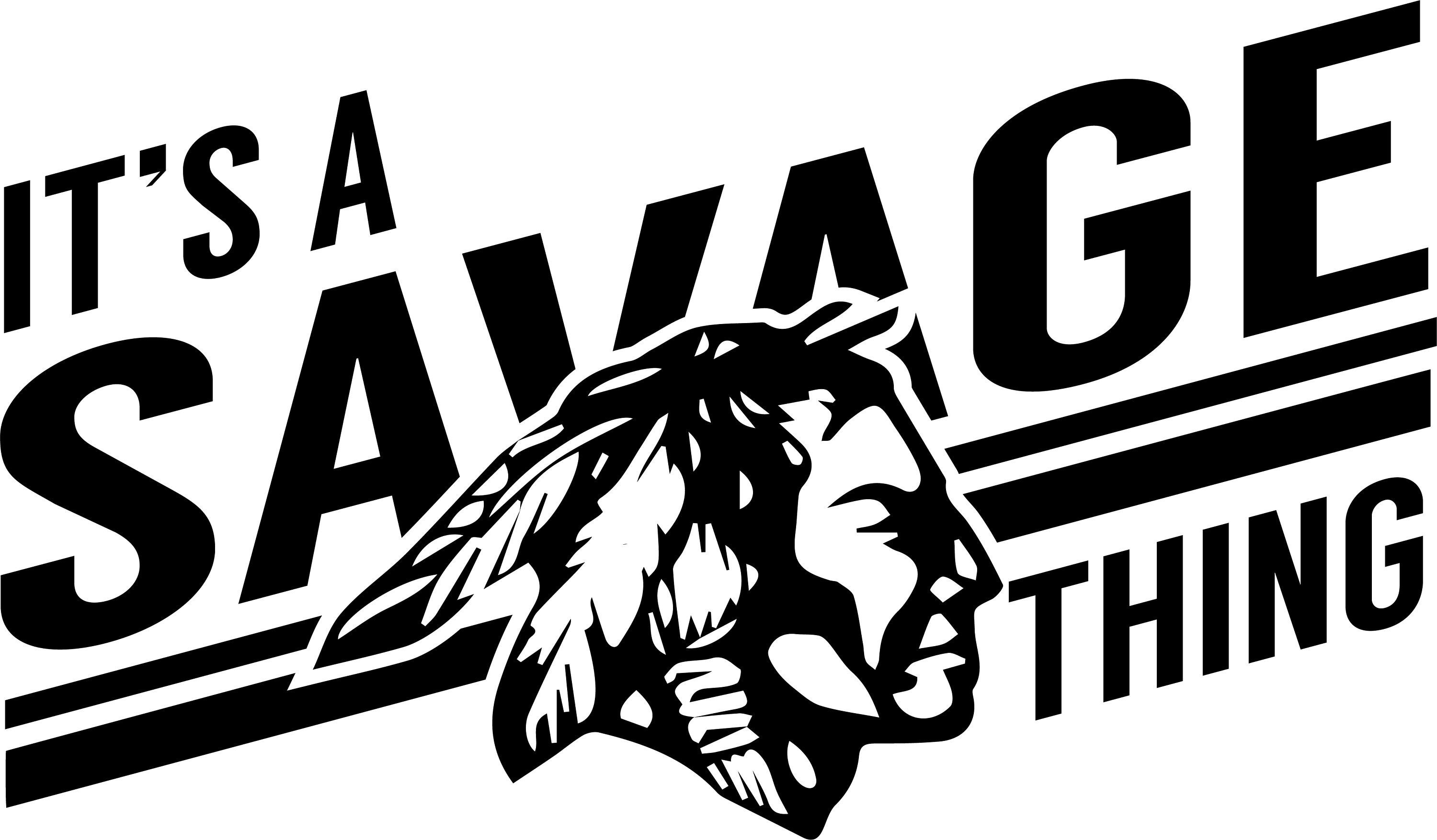 Savage SVG Its a Savage thing High School Mascot School Etsy