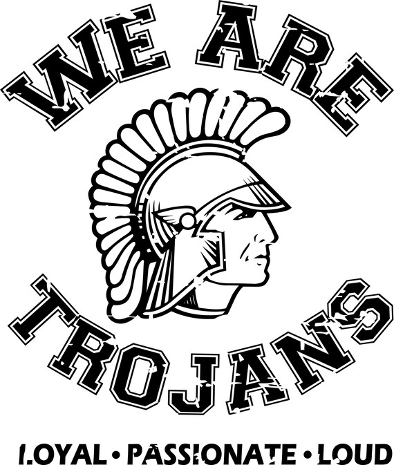 We are Trojans Svg Trojans svg Sports svg School Spirit | Etsy