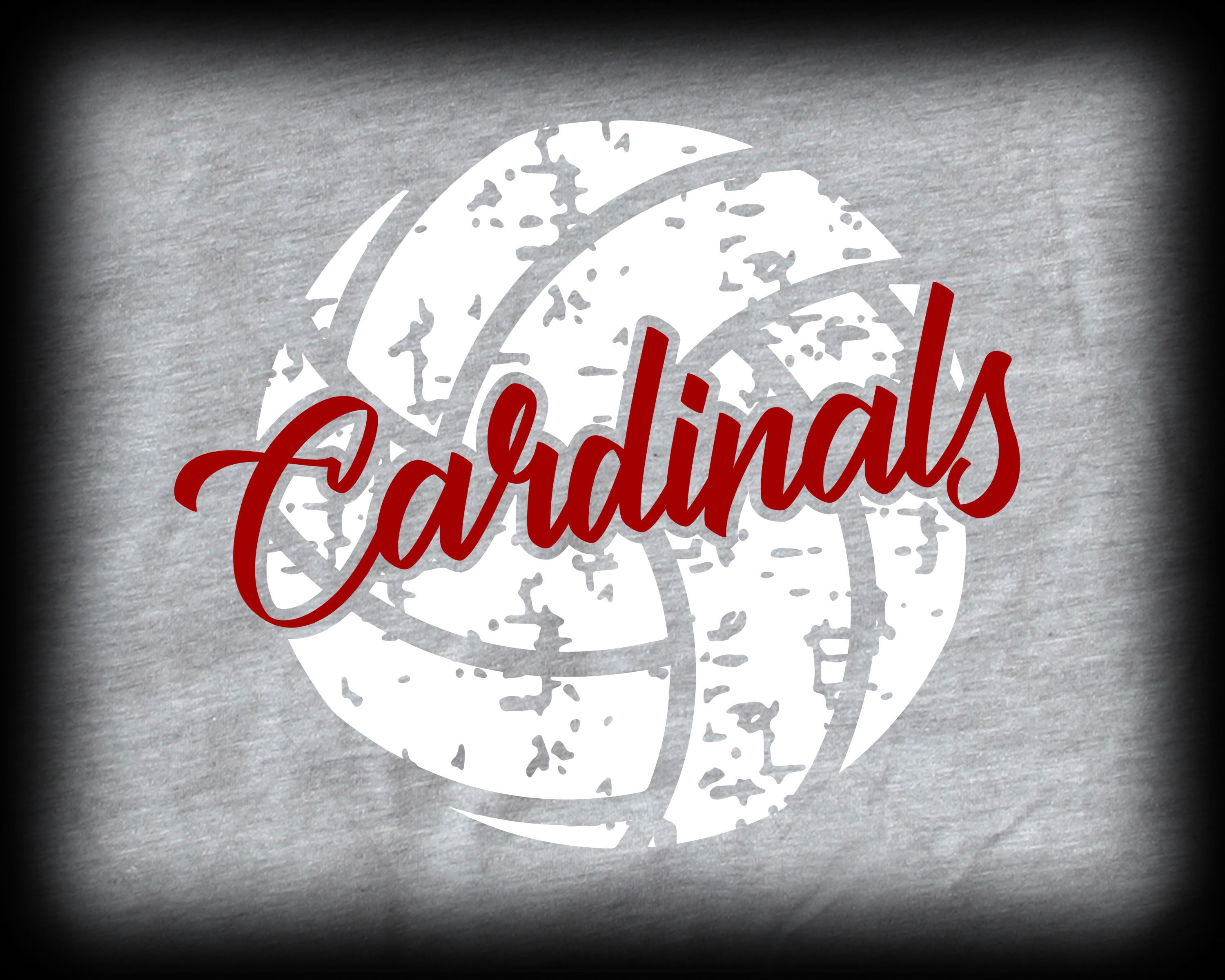 Cardinals SVG Cardinal Volleyball SVG High School Mascot Etsy