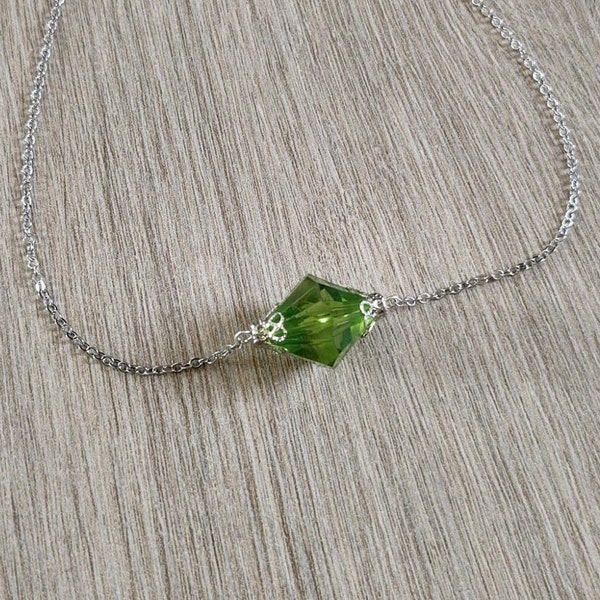 Lana Lang Necklace, Kryptonite Jewelry, Comic-Con, Superman, Smallville Inspired, Pendant Necklace, Red Kryptonite