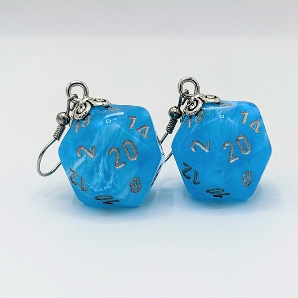 Chessex Luminary D20 Earrings