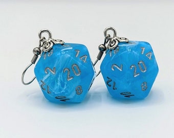 Chessex Luminary D20 Earrings