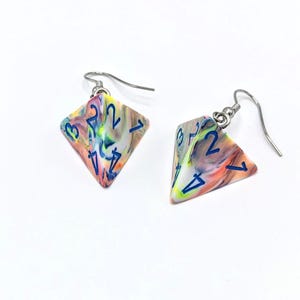 Festive Pop Art D4 Earrings