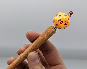 Sunburst D20 Hair Stick