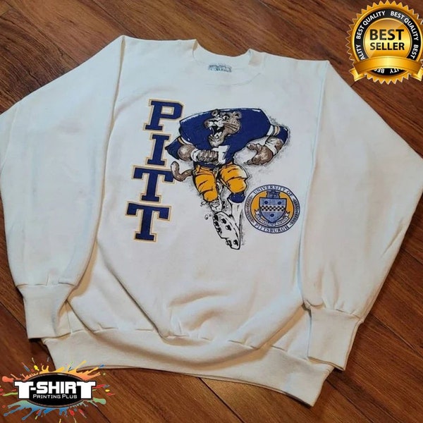 Vintage NCAA Pittsburgh Panthers Football Sweatshirt, University of Pittsburgh Shirt, Pitt Panthers Shirt, Vintage Shirt For Men