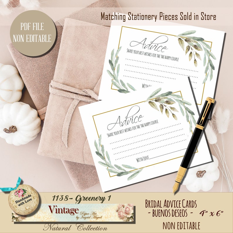 Greenery Bridal Shower Invitation Full Editable Printable Etsy