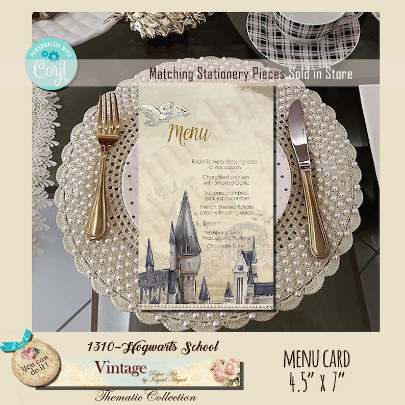 Harry Potter Free Printable Place Cards