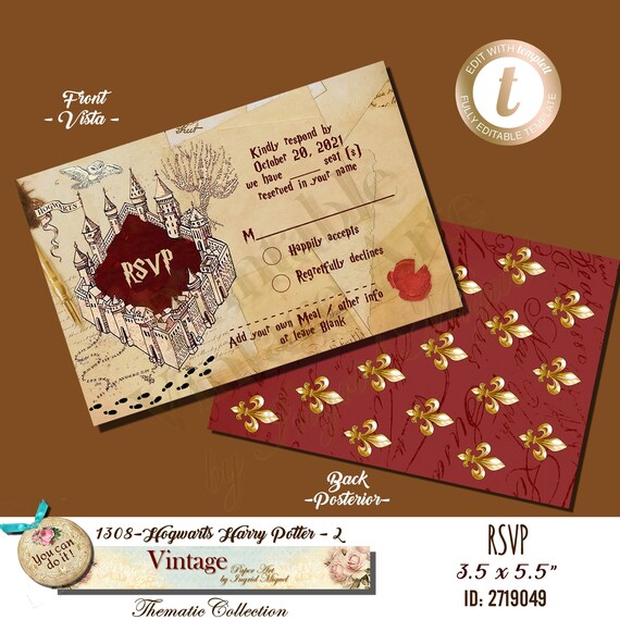 Hogwarts Id Card Template
