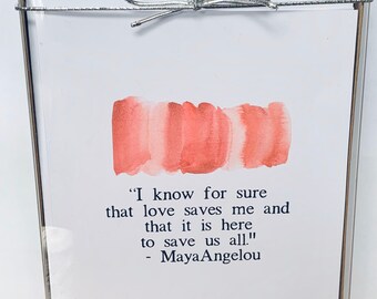 Maya Angelou Juego de San Valentín de 6