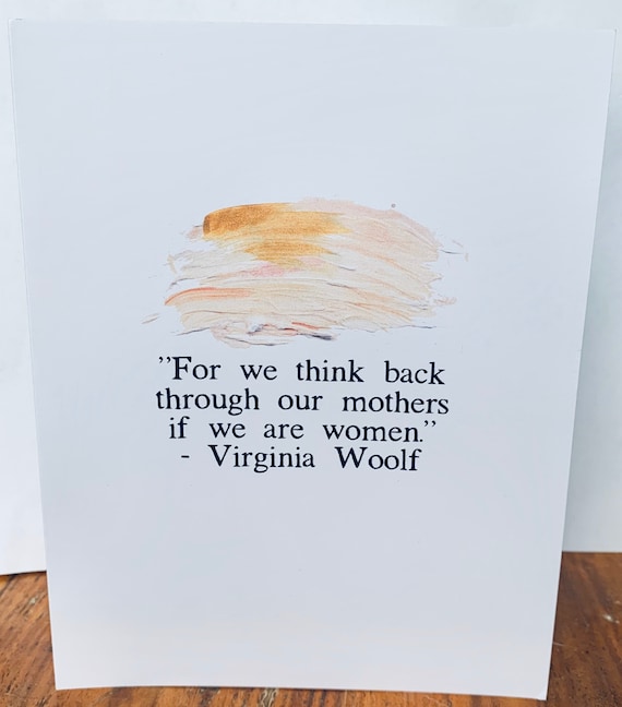 Virginia Woolf Mother's Day