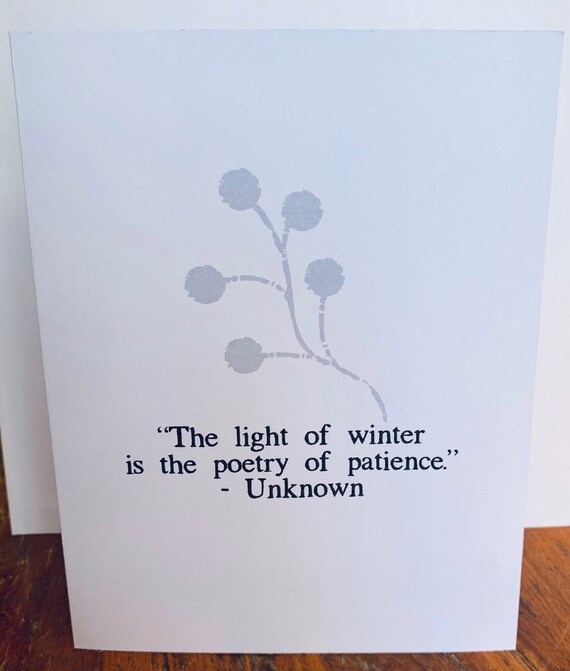 Winter/Poetry