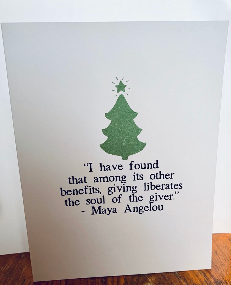 Maya Angelou Christmas Etsy