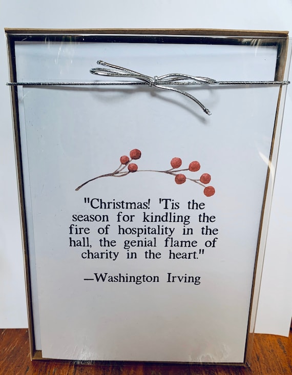 Washington Irving Christmas set of 10