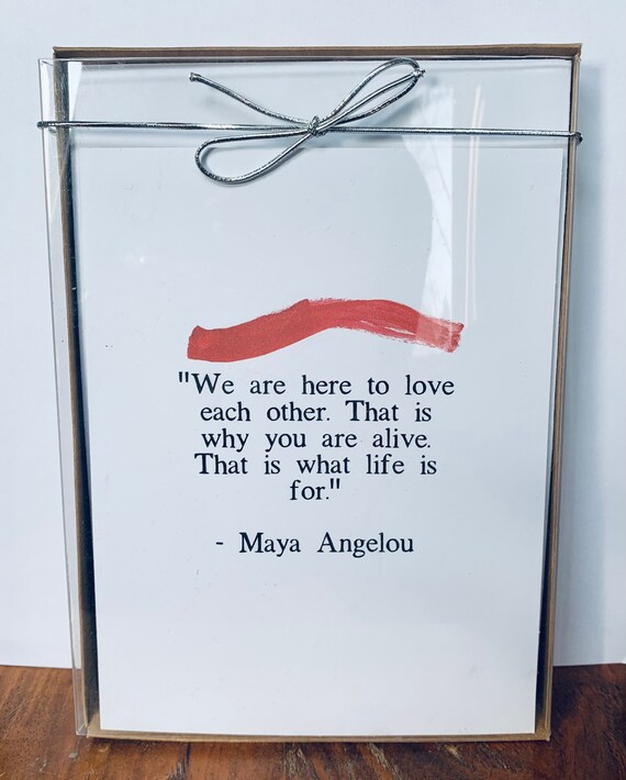 Maya Angelou 9 set of 6