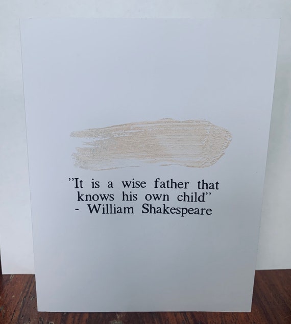 Shakespeare Father's Day