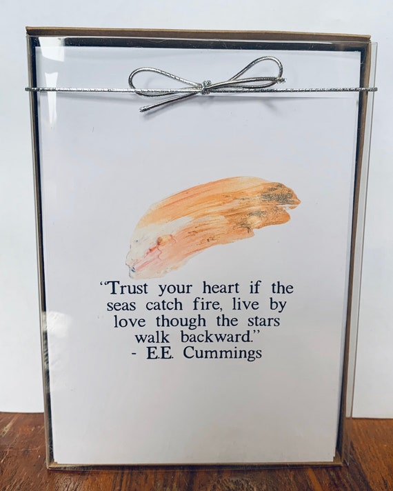 E.E. Cummings valentine set of 10