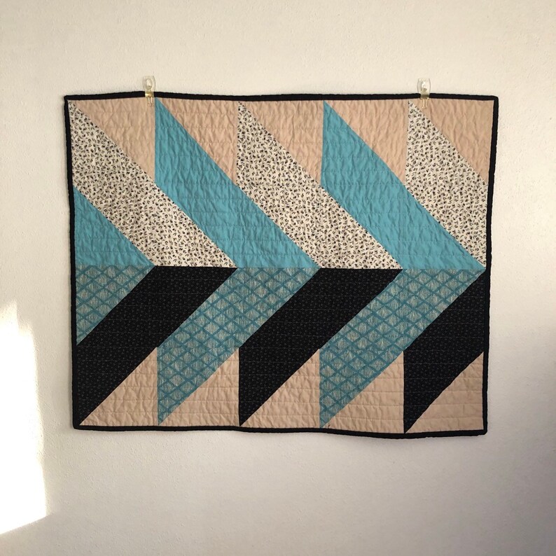 Pine falls quilt Quilted wall hanging Wall decor Modern quilt design