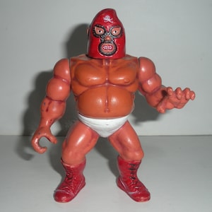 Mannix figure warrior vintage bootleg - over top , monster warrior bootleg