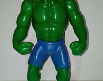 Figura Hulk bootleg 28 cm muy rara - variante Argentina !
