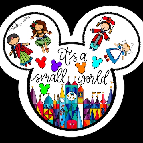 Its a Small World After All Clipart Children of the World Etsy