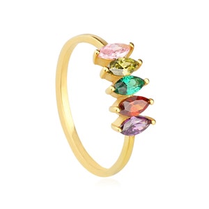 Birthstone Family Ring Jewelry, Personalized Unique Gifts for Mom, Rings for Women, Mothers Ring, Family Birthstones Gifts, Women Gifts