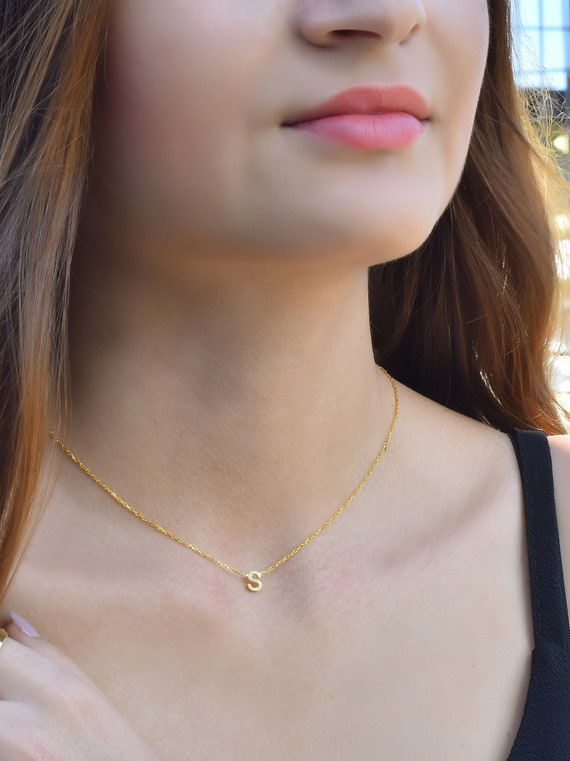 First 2024 letter necklace