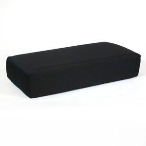 Black &quot;Honeycomb&quot; Knit Pillowcase by Pillow Blast | Antimicrobial Fabric | Designed to Fit Cube-shaped Pillows  (12&quot; x 24&quot; x 5&quot;)