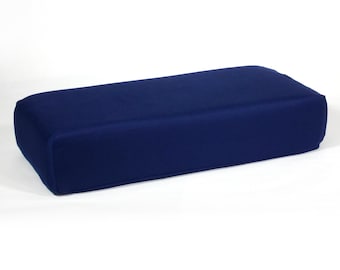 Navy Blue Pillowcase by Pillow Blast | Pillowcase Designed to Fit Popular Cube-shaped Memory Foam Pillows  (12" x 24" x 5")