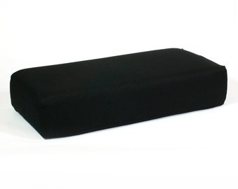 Black Pillowcase by Pillow Blast | Designed to Fit Popular Cube-shaped Memory Foam Pillows | Soft Double Brushed Poly | Multiple Sizes