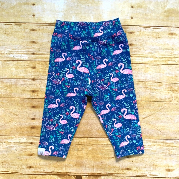 Girl Leggings - Flamingo Forest