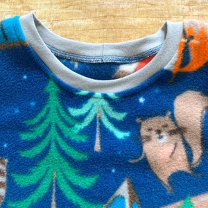 0-10 years Fleece Camping Sweater / Kids Fleece Sweatshirt / Kids Winter Clothing / Unisex Kids Clothing image 4