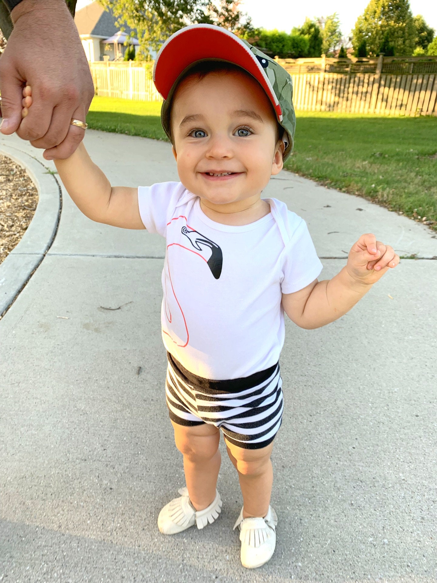 Striped Baby Shorts / Baby Shorties / Baby girl Shorts / Baby Etsy