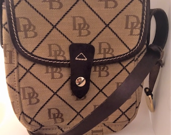 Italia Srl Borsa A Tracolla Dooney & Bourke Florentina In Pelle Con Chiusura A Logo - Nuova Con Etichette Borsa Donna Pelle
