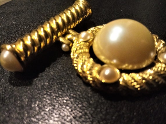 FABULOUS Vintage 1980's Anne Klein MOBE PEARL and… - image 2