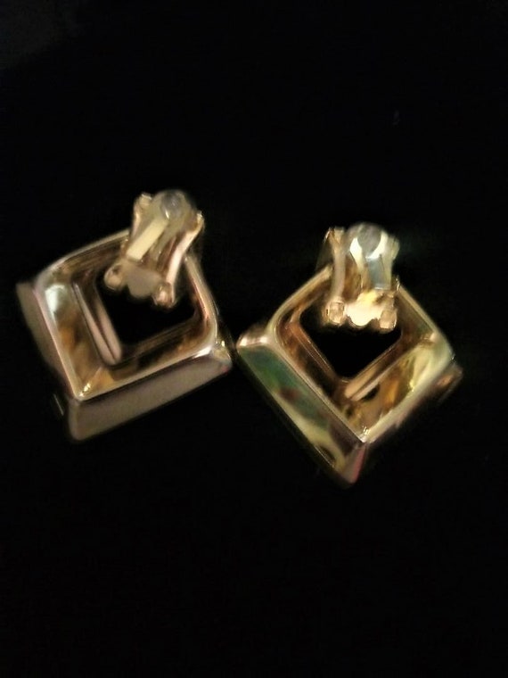 Massive Door Knocker Triangle Statement Vintage H… - image 7