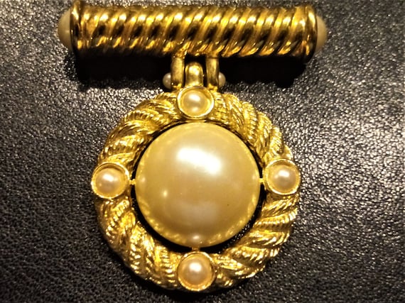 FABULOUS Vintage 1980's Anne Klein MOBE PEARL and… - image 1