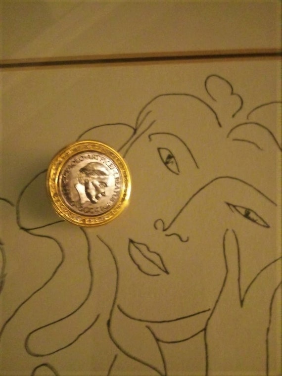 Vintage Massive PAOLO GUCCI Rare COIN "Artficei C… - image 10