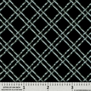 CCG Aluminum Double Woven Wire Grill Mesh Sheet