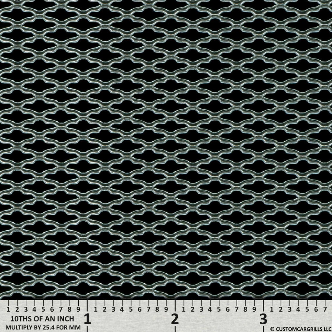 CCG Oval Zigzag Grill Mesh Sheet Etsy