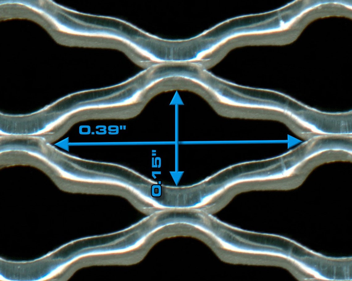 CCG Oval Zigzag Grill Mesh Sheet Etsy