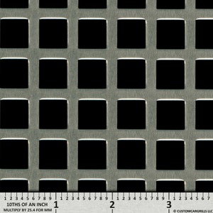 CCG Perforated Square Grill Mesh Sheet