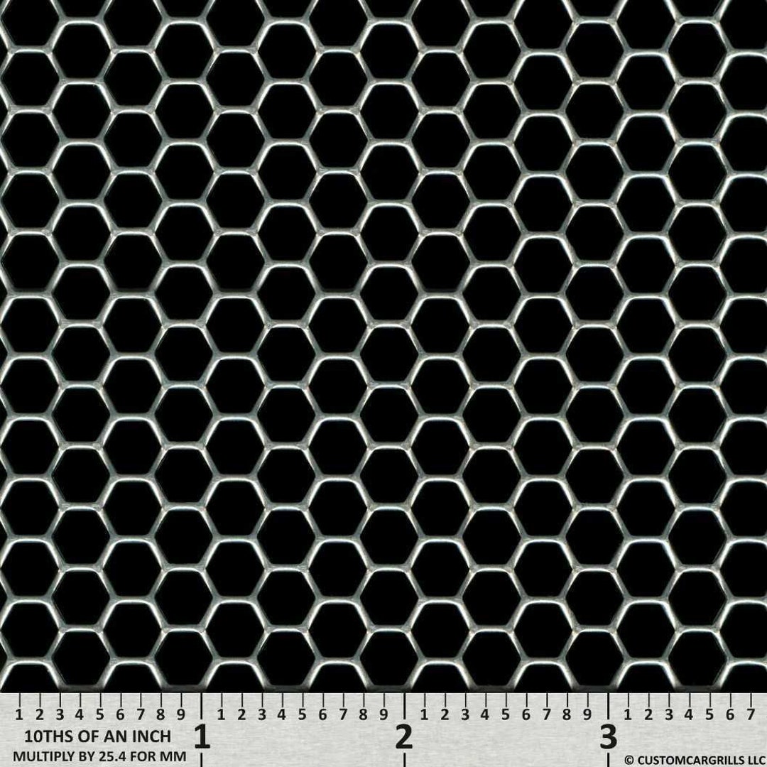 CCG Perforated Hex Grill Mesh Sheet - Etsy