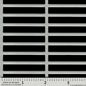 CCG Perforated Rectangle Grill Mesh Sheet