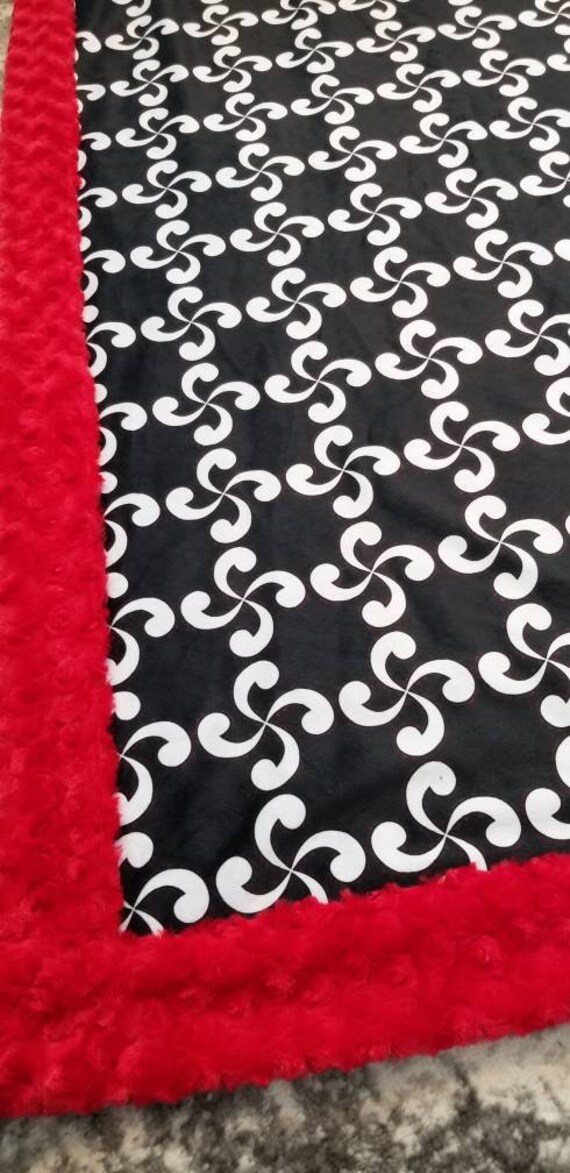 Baskische Lauburu Minky Decke Etsy