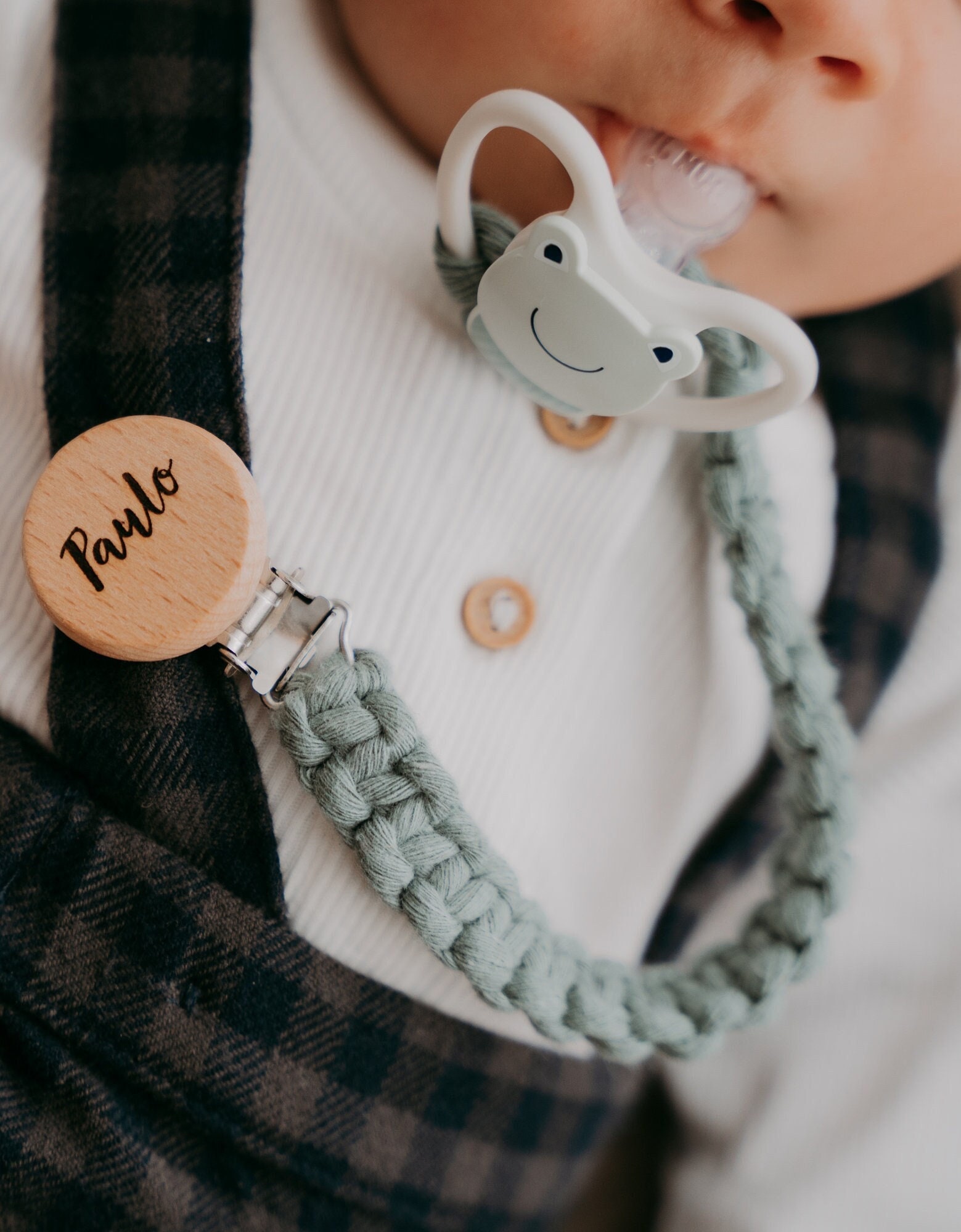 Unique Pacifier Chain Pacifier Chain/ Macrame Pacifier Chain/ Personalized Pacifier Chain ...