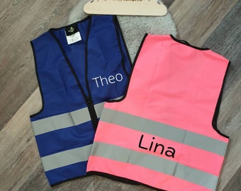 Warnweste Kinder / personalisiert