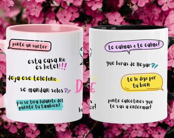 Dia de Las Madres Coffee Mug, Spanish Mom gift, Cafe y Chisme, Regalos para mama, Mother's day Gift, Funny Mom Gift, Spanish Mom mug