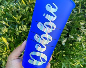 Name Decal for tumbler, Starbucks Decal, name sticker, name vinyl sticker, custom name sticker, custom decal, Starbucks sticker, name decal