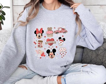 Disney Valentine's Day T-Shirt, Matching Valentines Shirts, Mickey And Minnie Friends Shirt, Disney Valentine's T-Shirt, Valentines Gift Tee