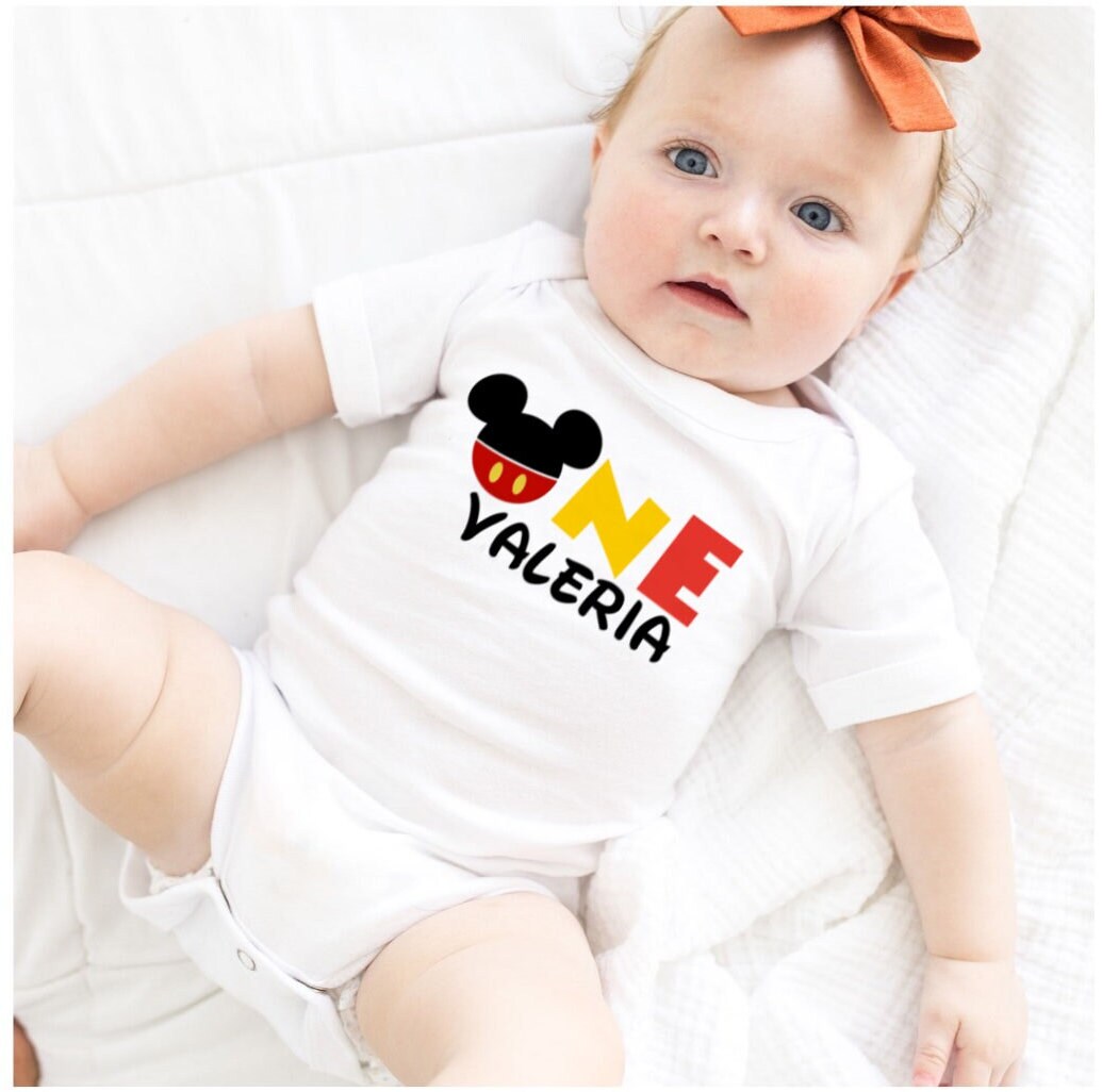 My first birthday mickey mouse shirt cheap